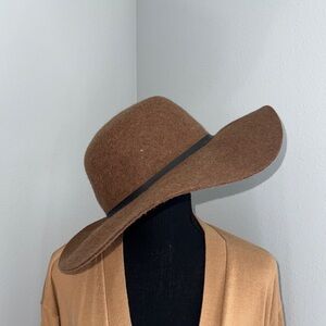 Elegant Brown Floppy Hat